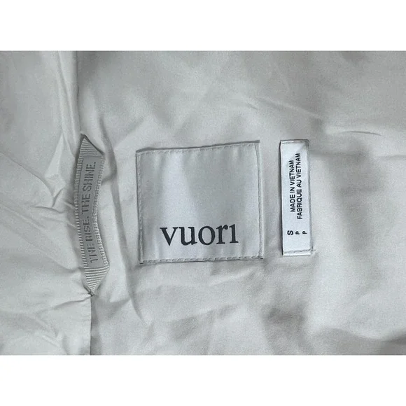 Vuori Jacket Women's Small White Primaloft Insulated Full Zip Puffer Winter Warm - Picture 5 of 16